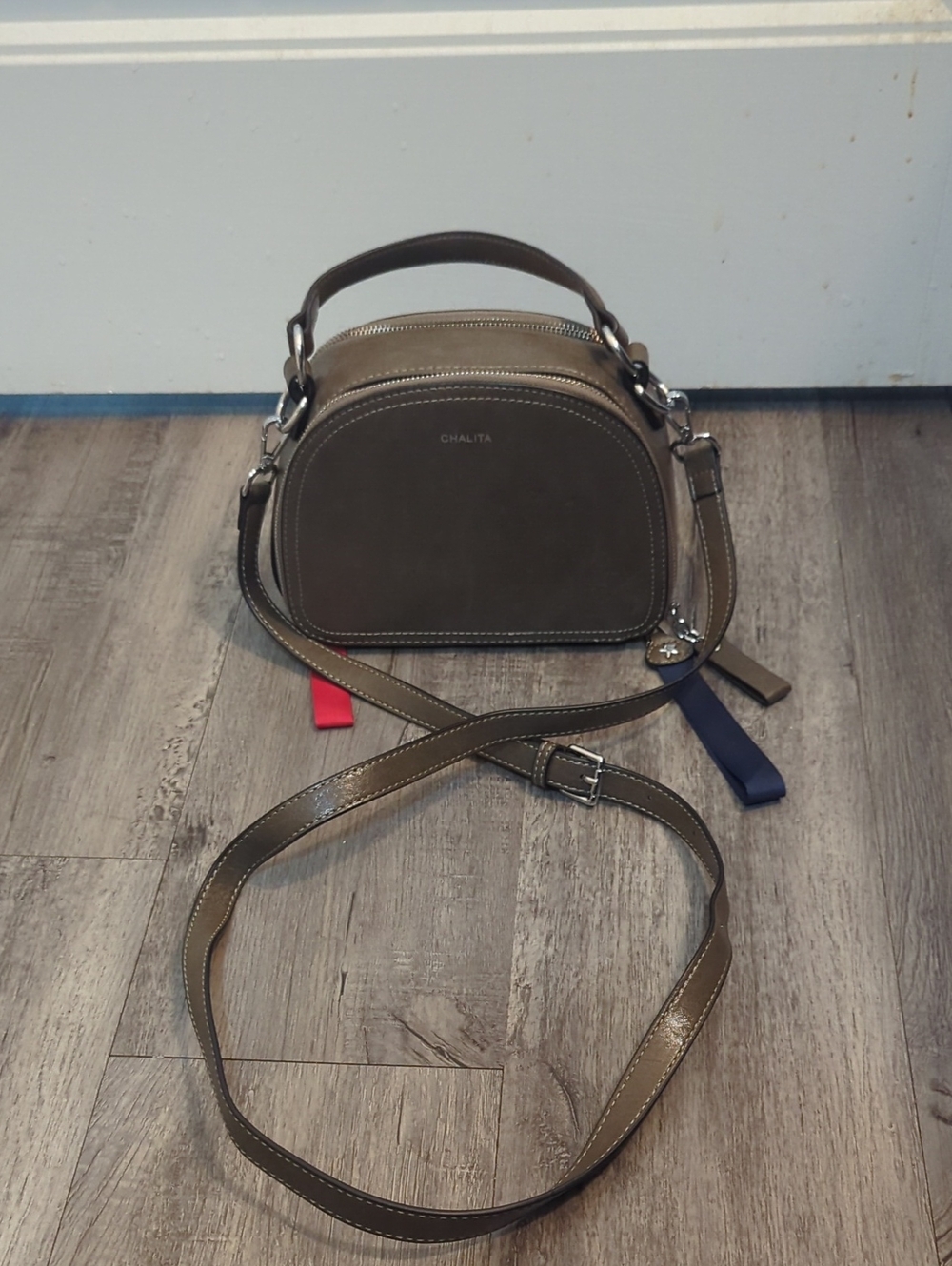 Chalita Olive Green Crossbody Bag